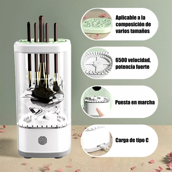 Limpiador Eléctrico Automático De Brochas De Maquillaje