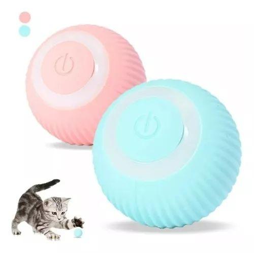 pelota juguete giratoria recargable para perros o gatos