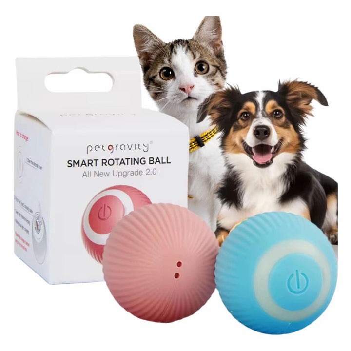 pelota juguete giratoria recargable para perros o gatos