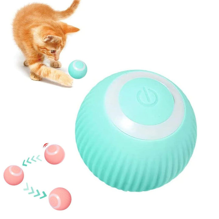 pelota juguete giratoria recargable para perros o gatos